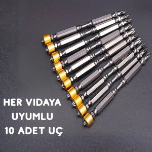 10 PARÇA BİTS MATKAP UÇ